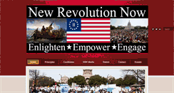Desktop Screenshot of newrevolutionnow.org